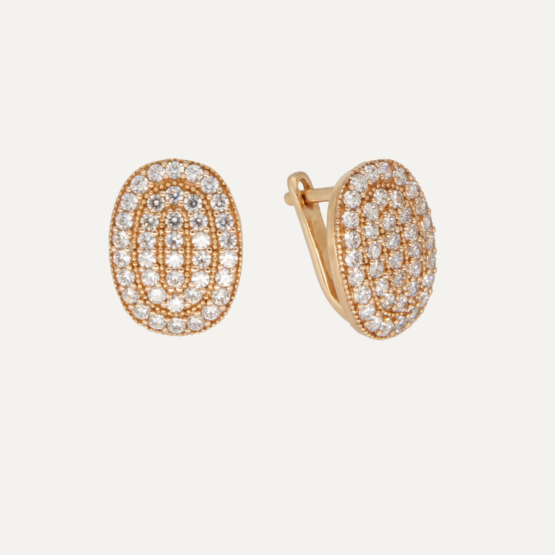 Auksiniai auskarai „Blizgesio suktukas“