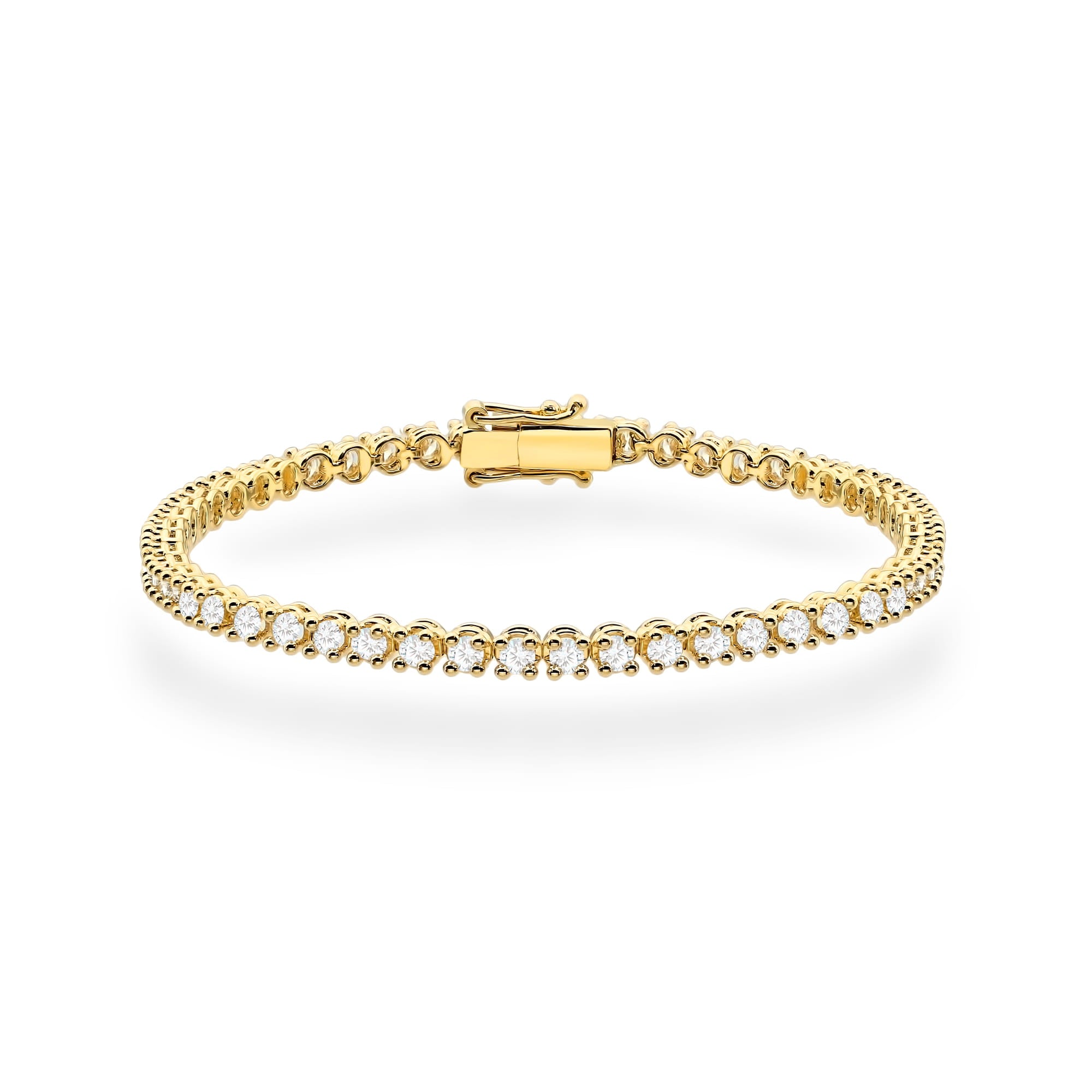 Gold Bracelet With Lab-Grown Diamonds
