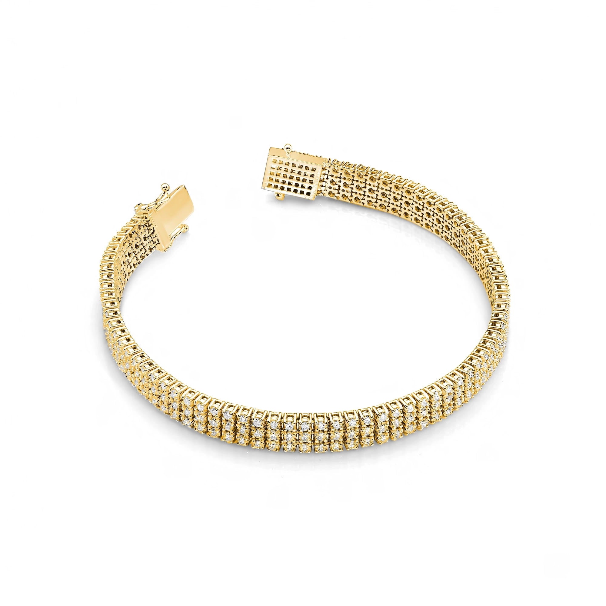 Gold Bracelet With Diamonds