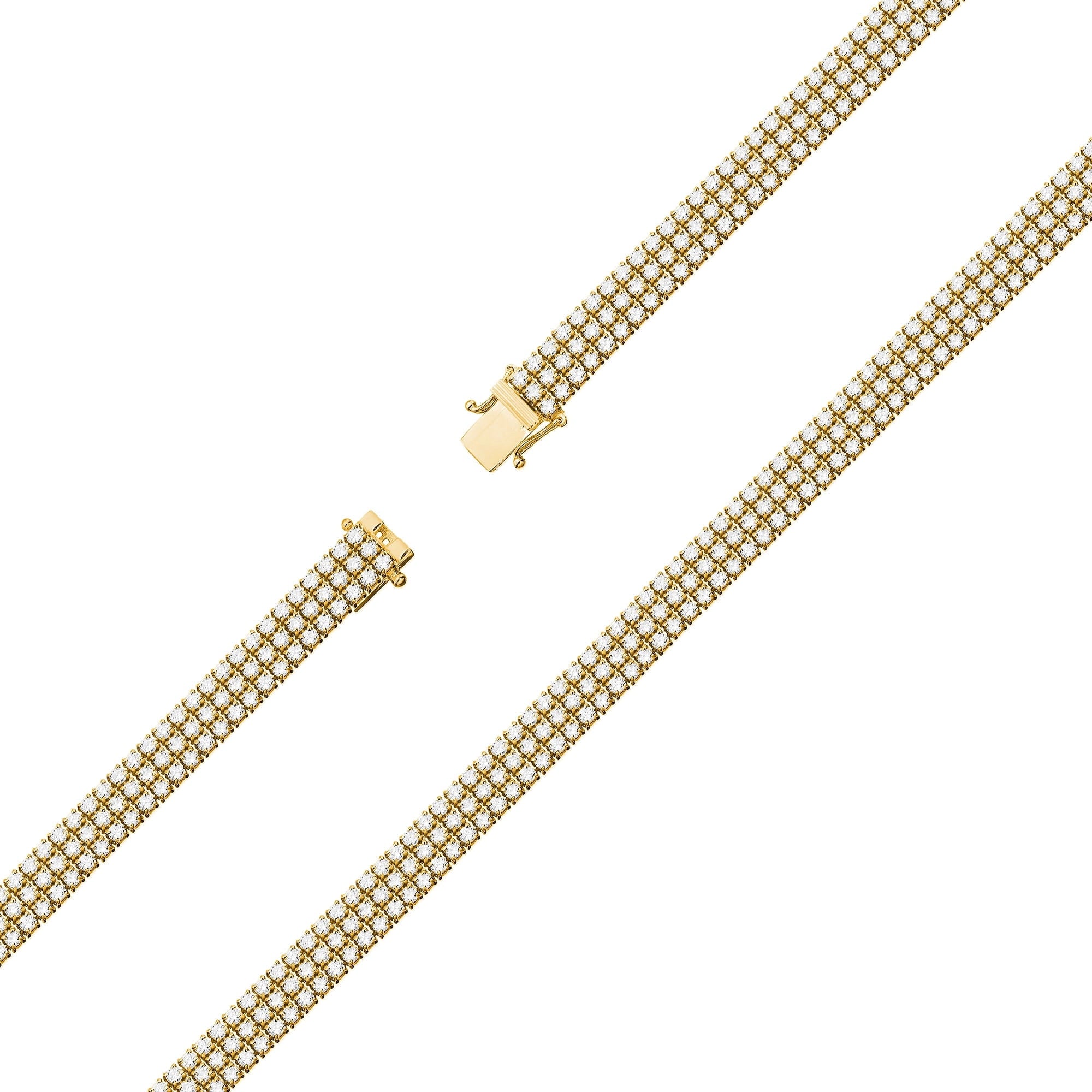 Gold Bracelet With Diamonds
