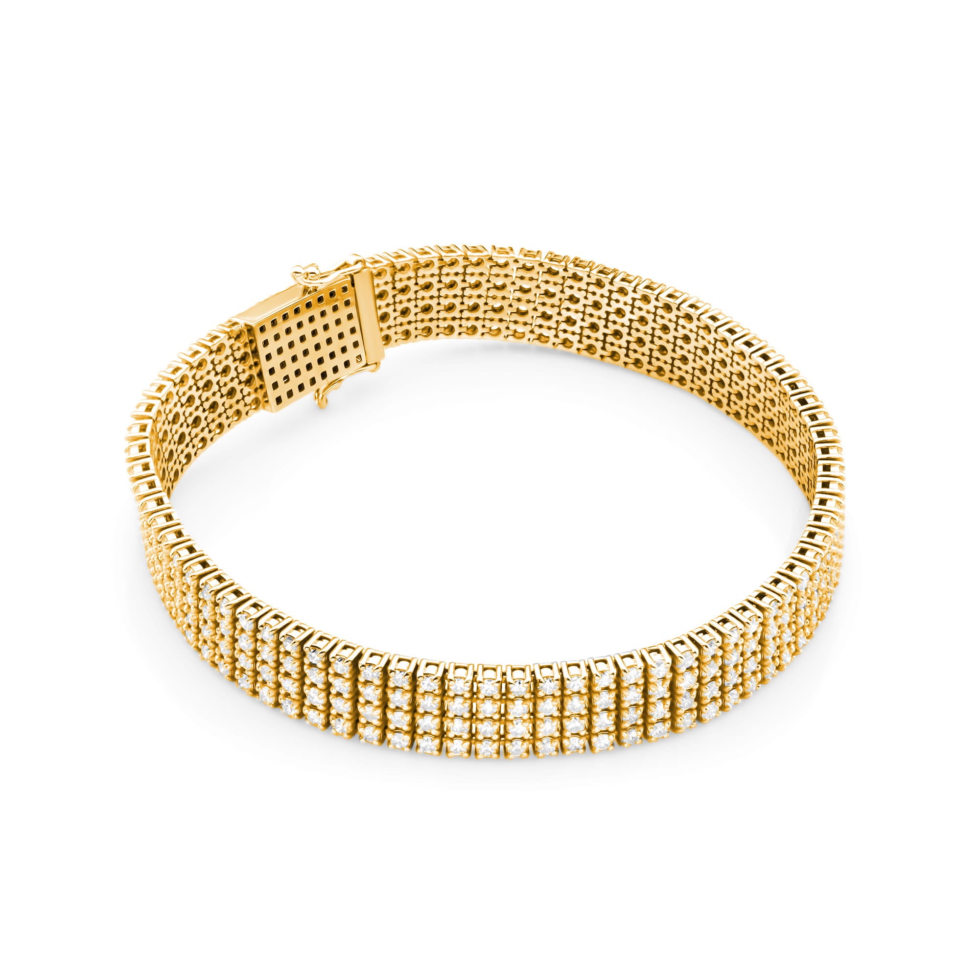 Gold Bracelet With Diamonds