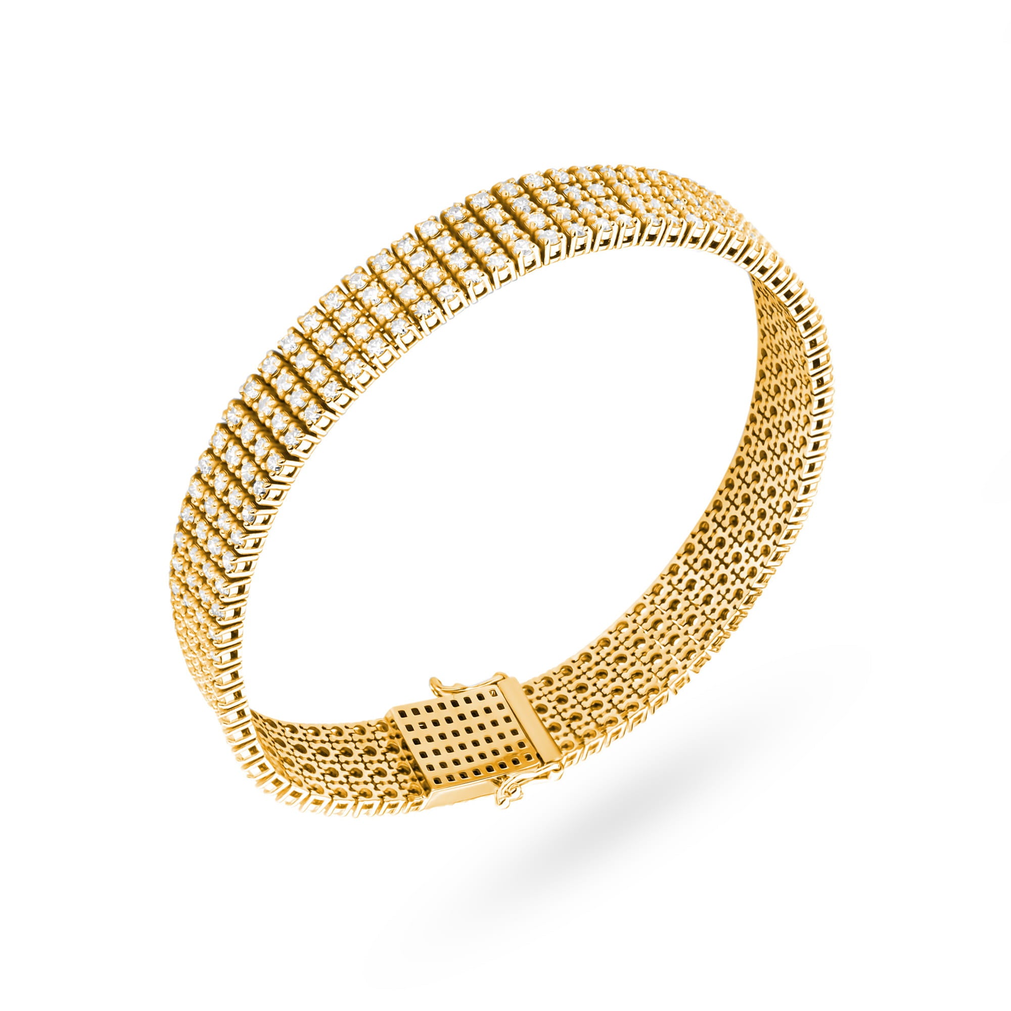 Gold Bracelet With Diamonds