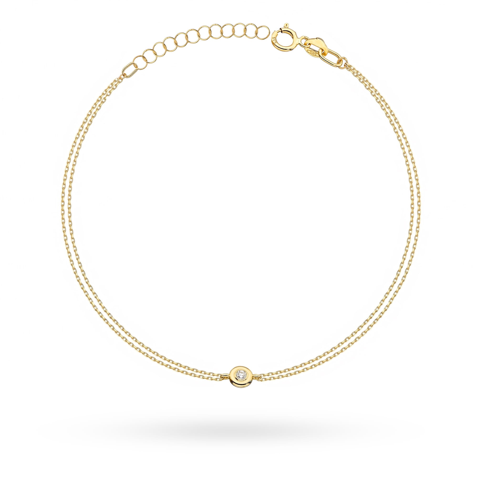 Gold Bracelet With Diamond