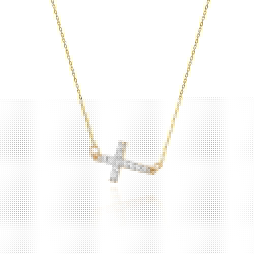 Gold Chain With Diamond Pendant