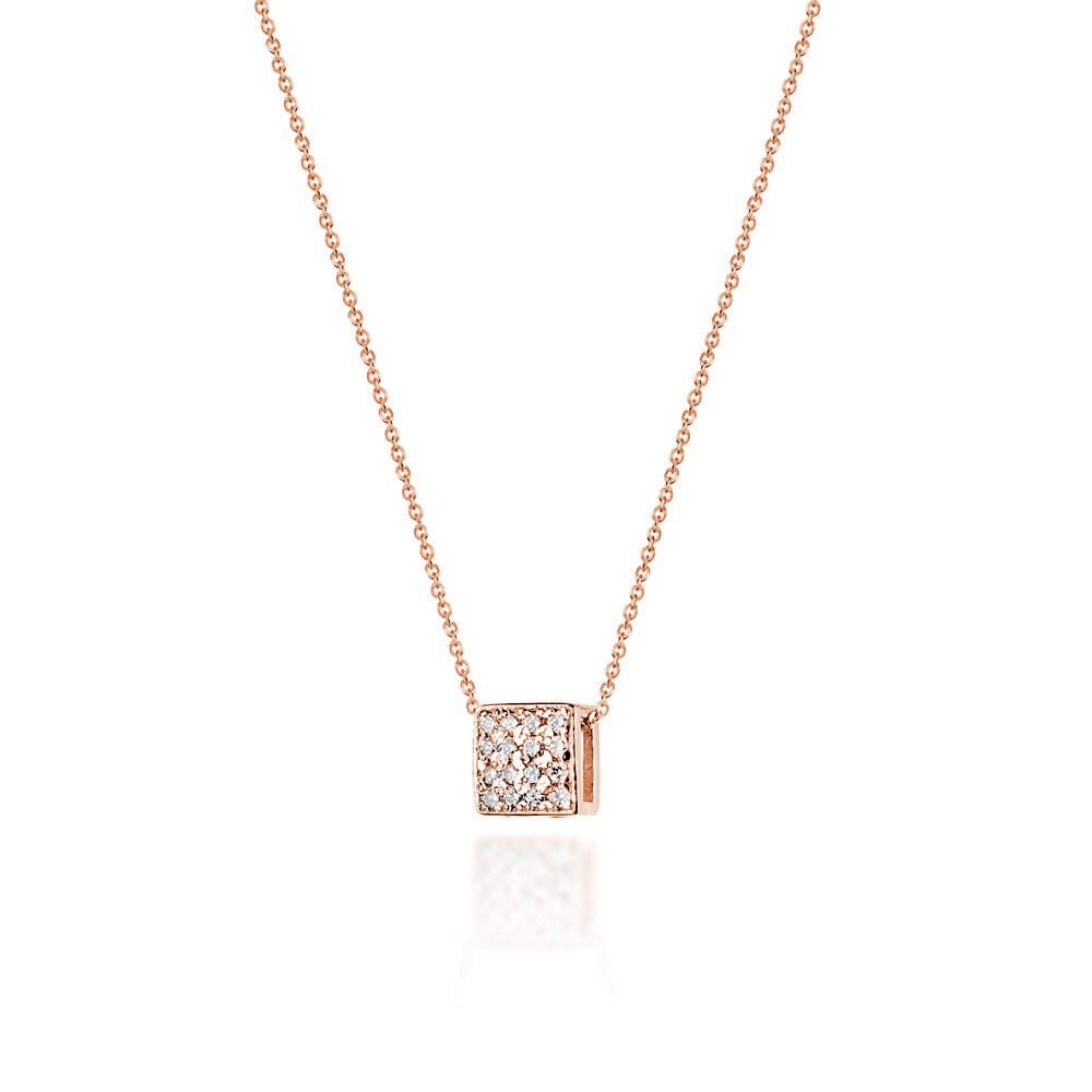 Gold Chain With Diamond Pendant