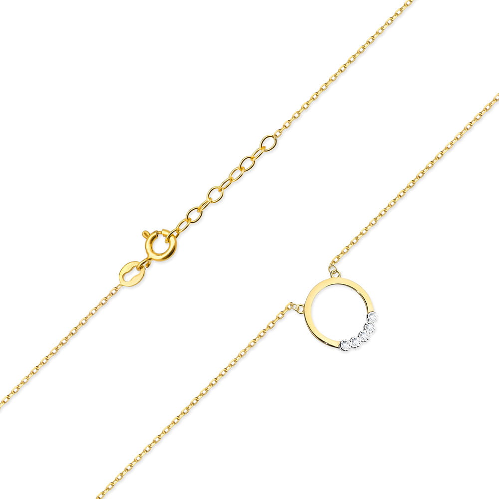 Gold Chain With Diamond Pendant