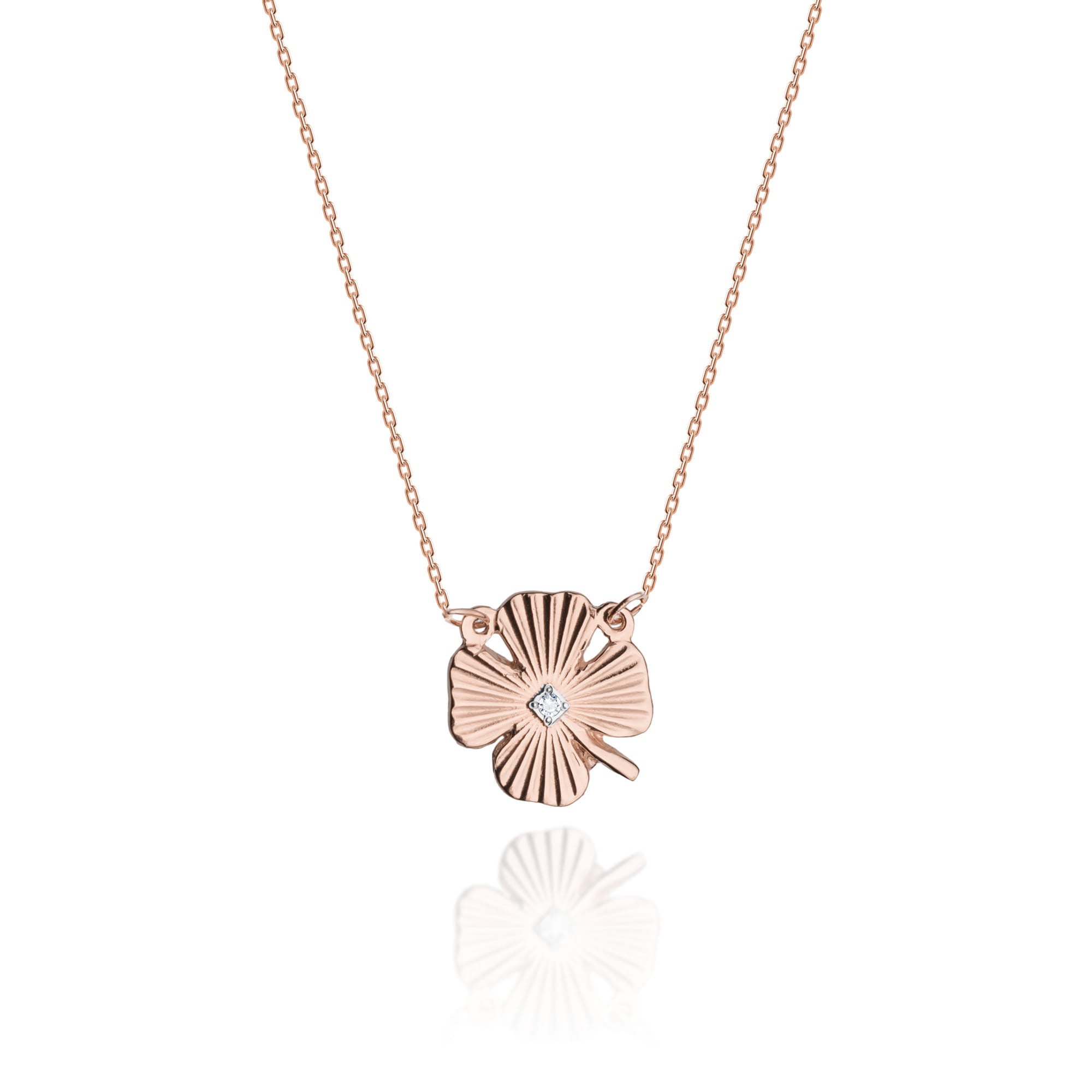 Gold Chain With Diamond Pendant