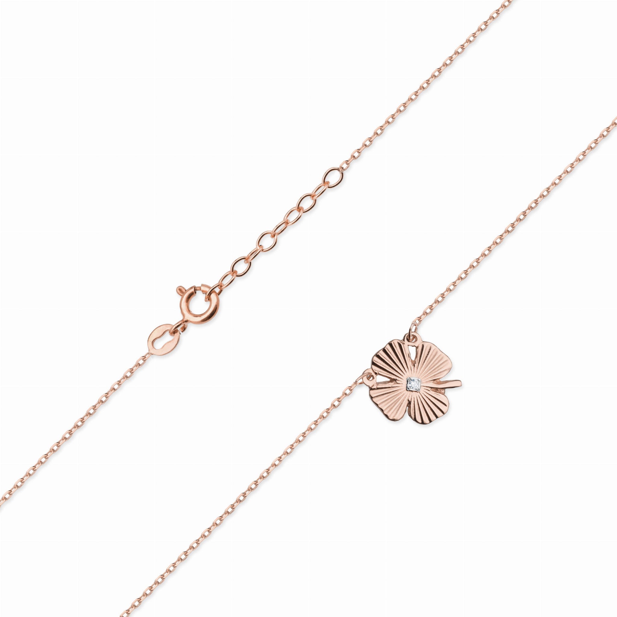 Gold Chain With Diamond Pendant