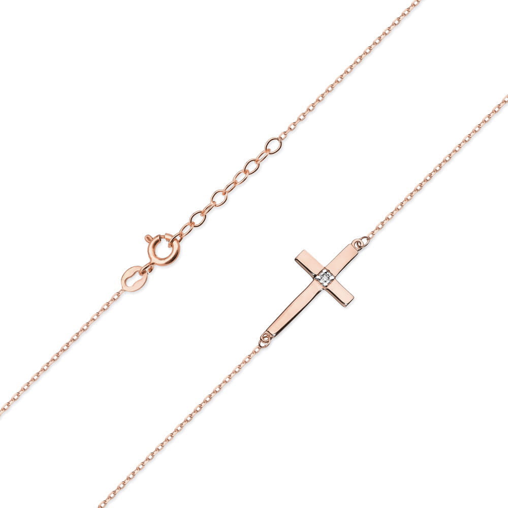 Gold Chain With Diamond Pendant