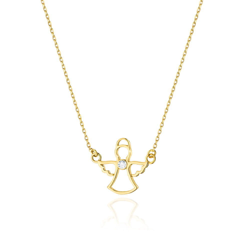 Gold Chain With Diamond Pendant