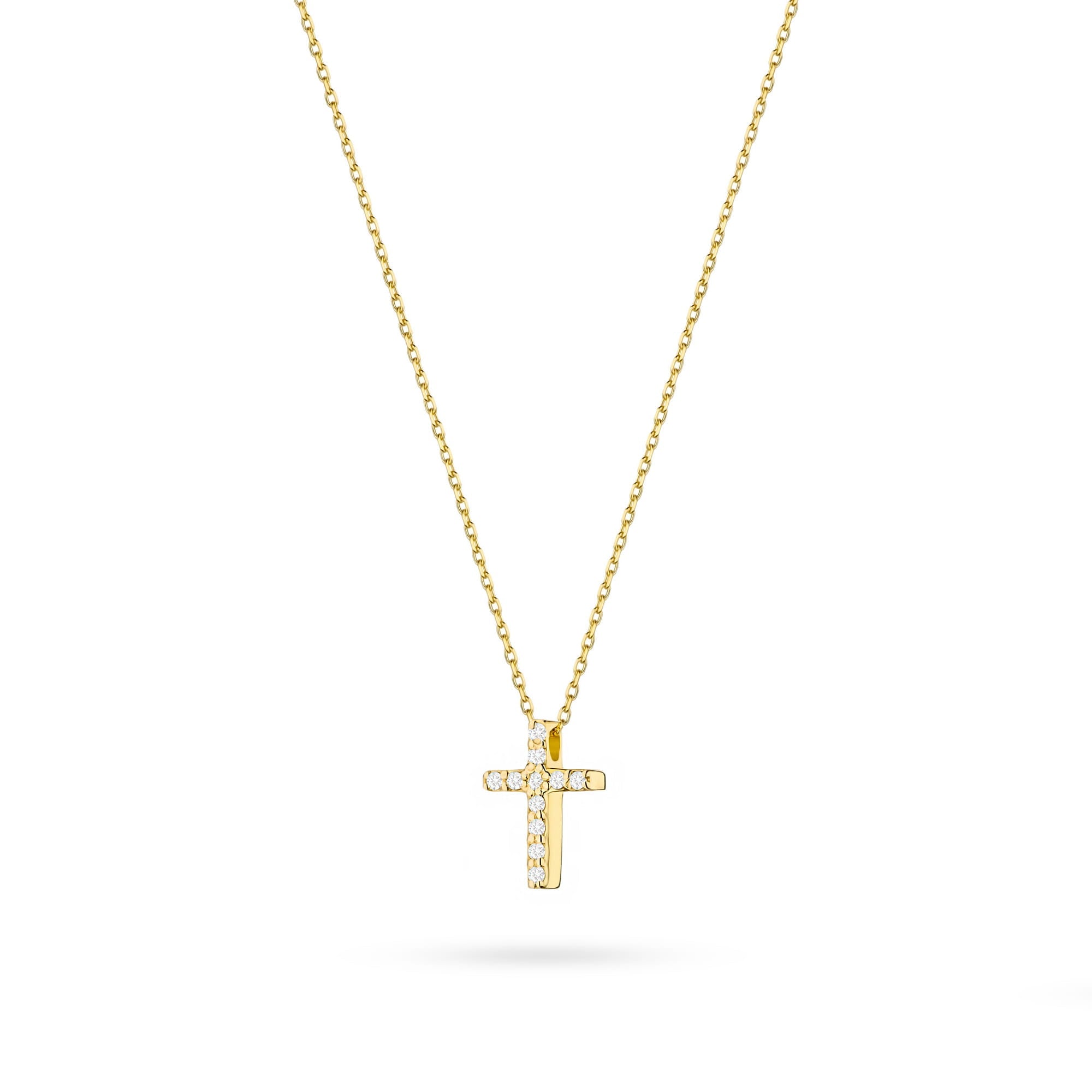 Auksinė Grandinėlė Su Deimantiniu Pakabuku