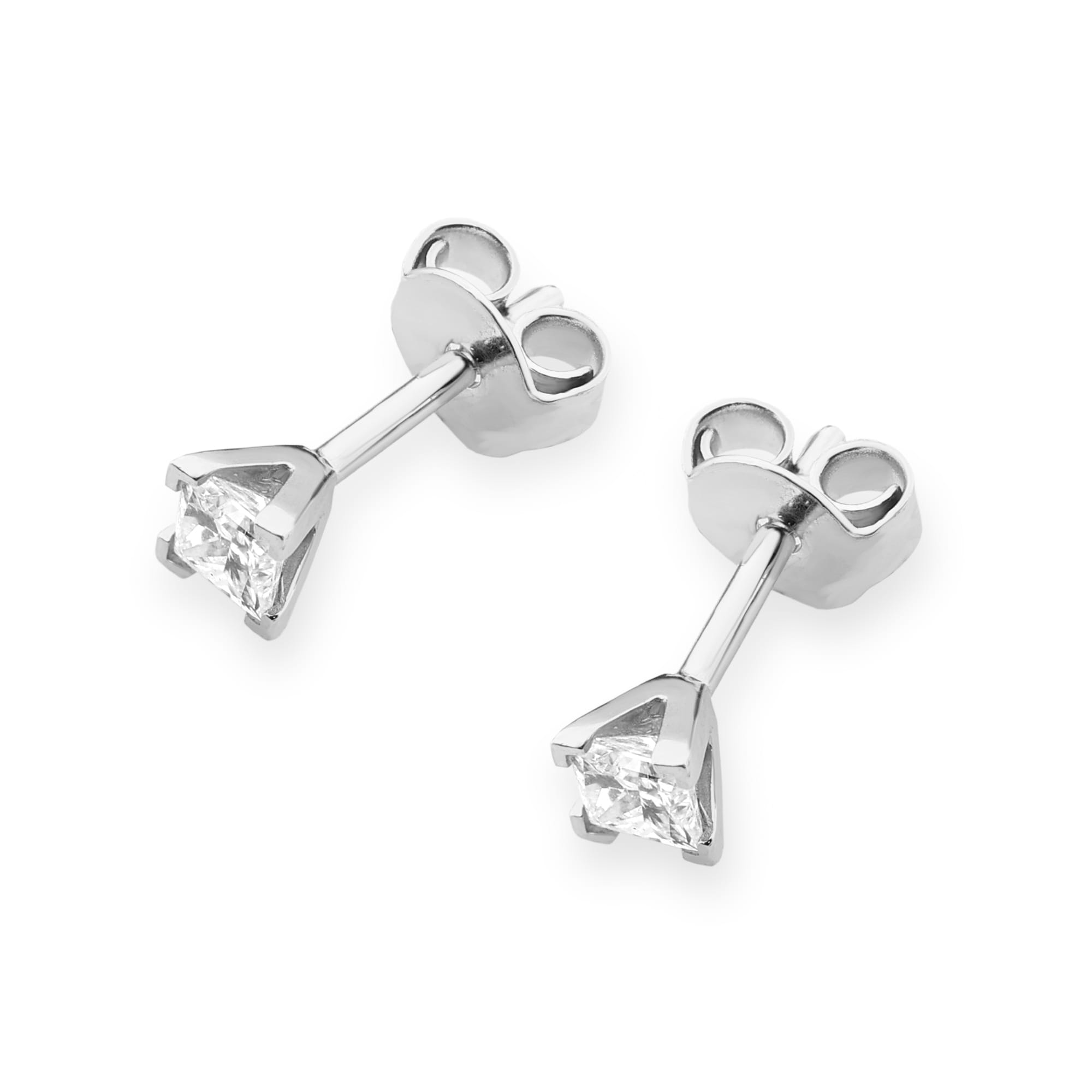 Auksiniai Auskarai Su Deimantais