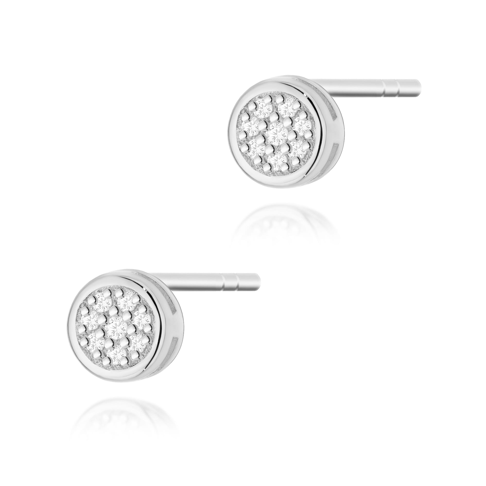 Auksiniai Auskarai Su Deimantais