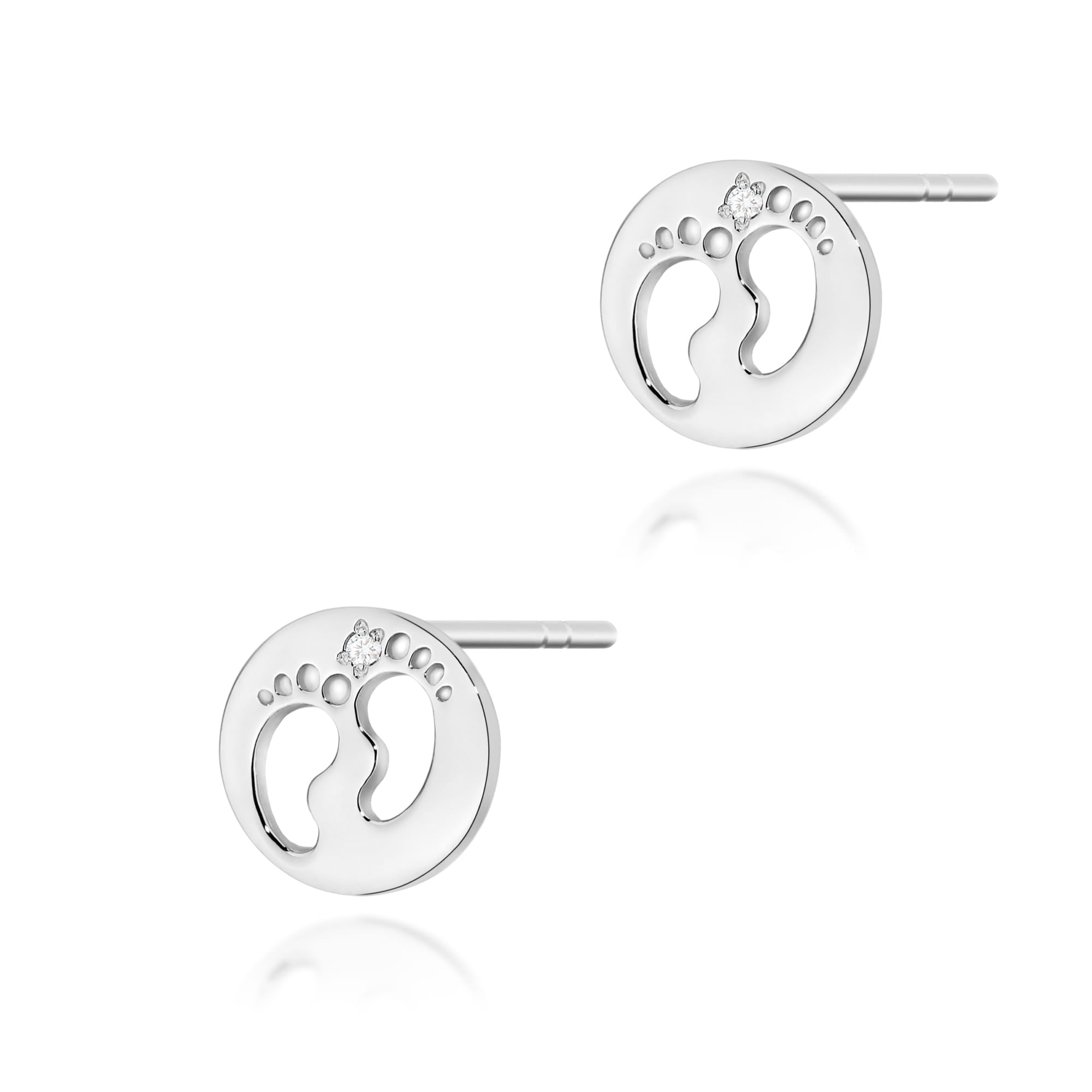 Gold Earrings With Diamonds