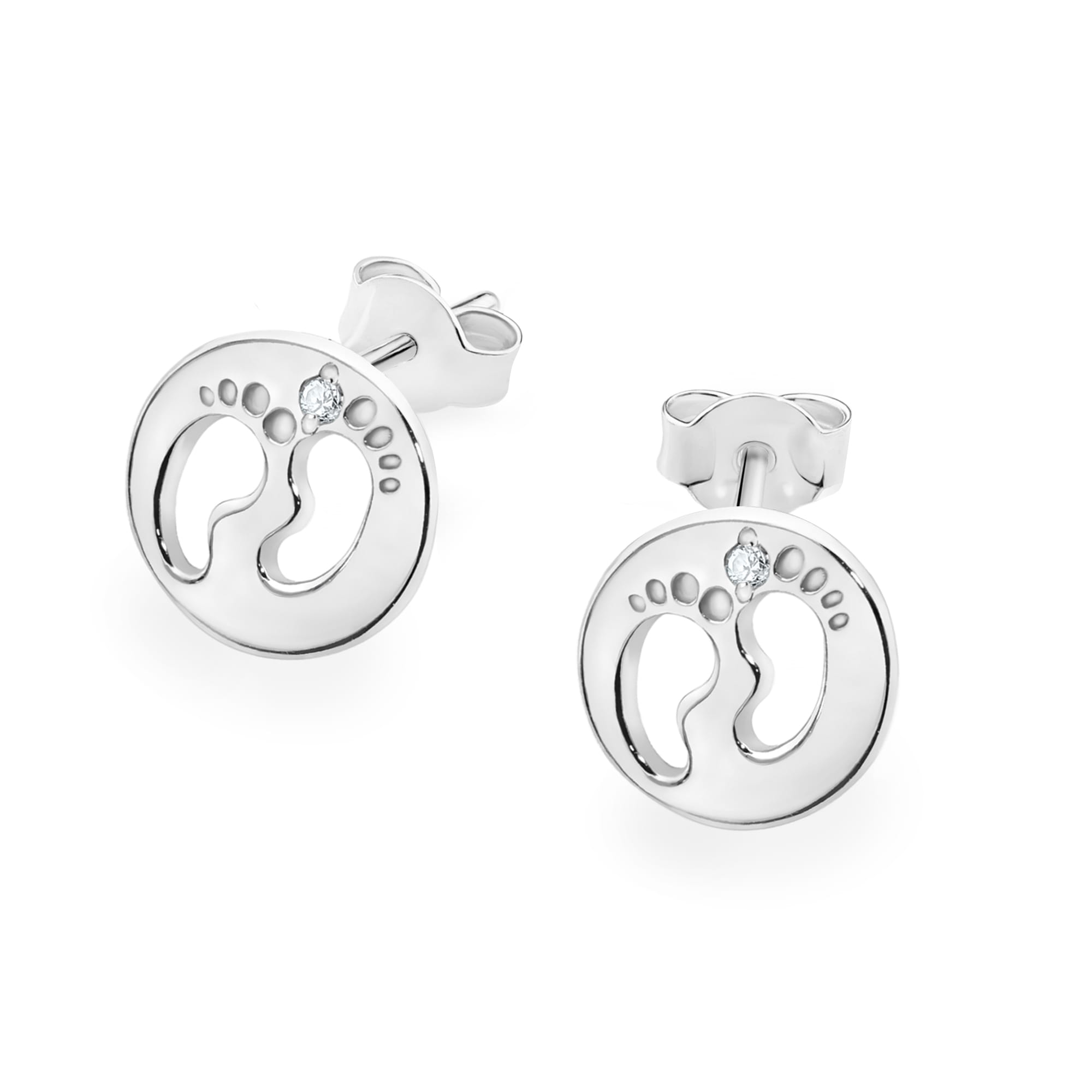 Gold Earrings With Diamonds