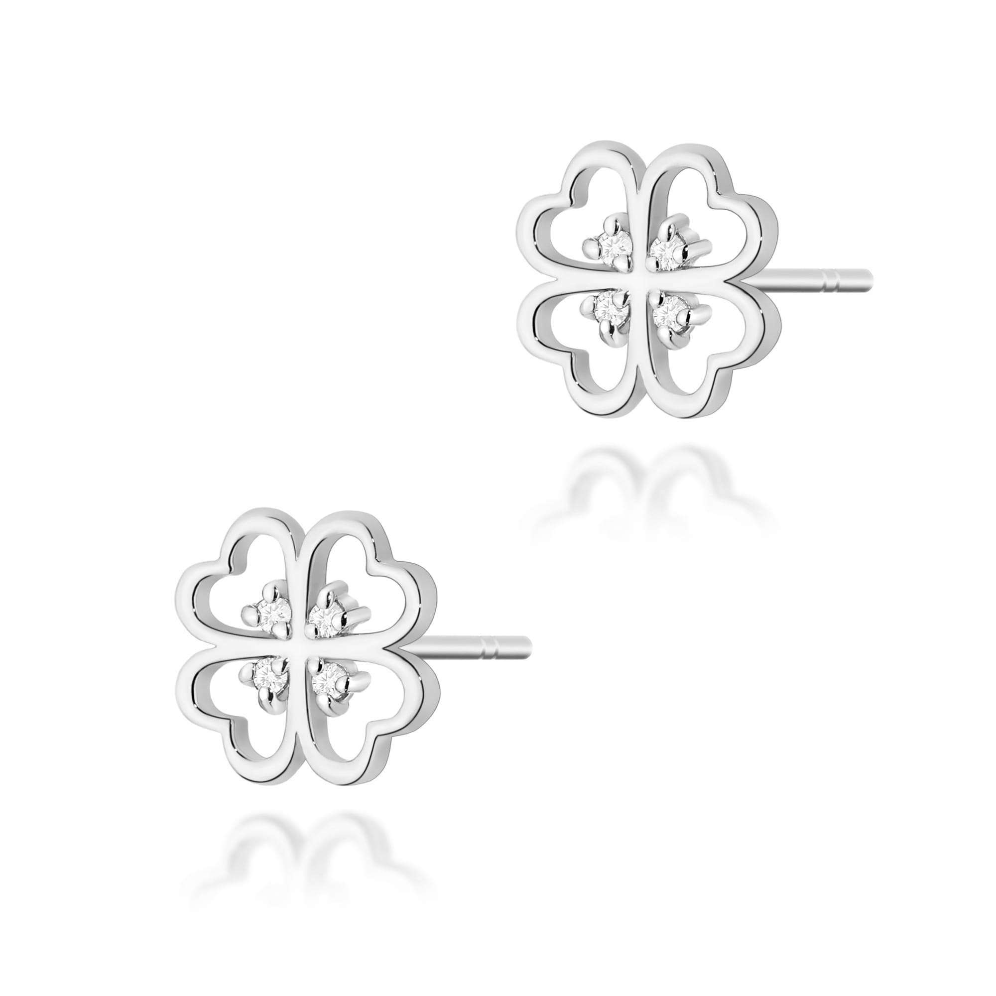 Auksiniai Auskarai Su Deimantais