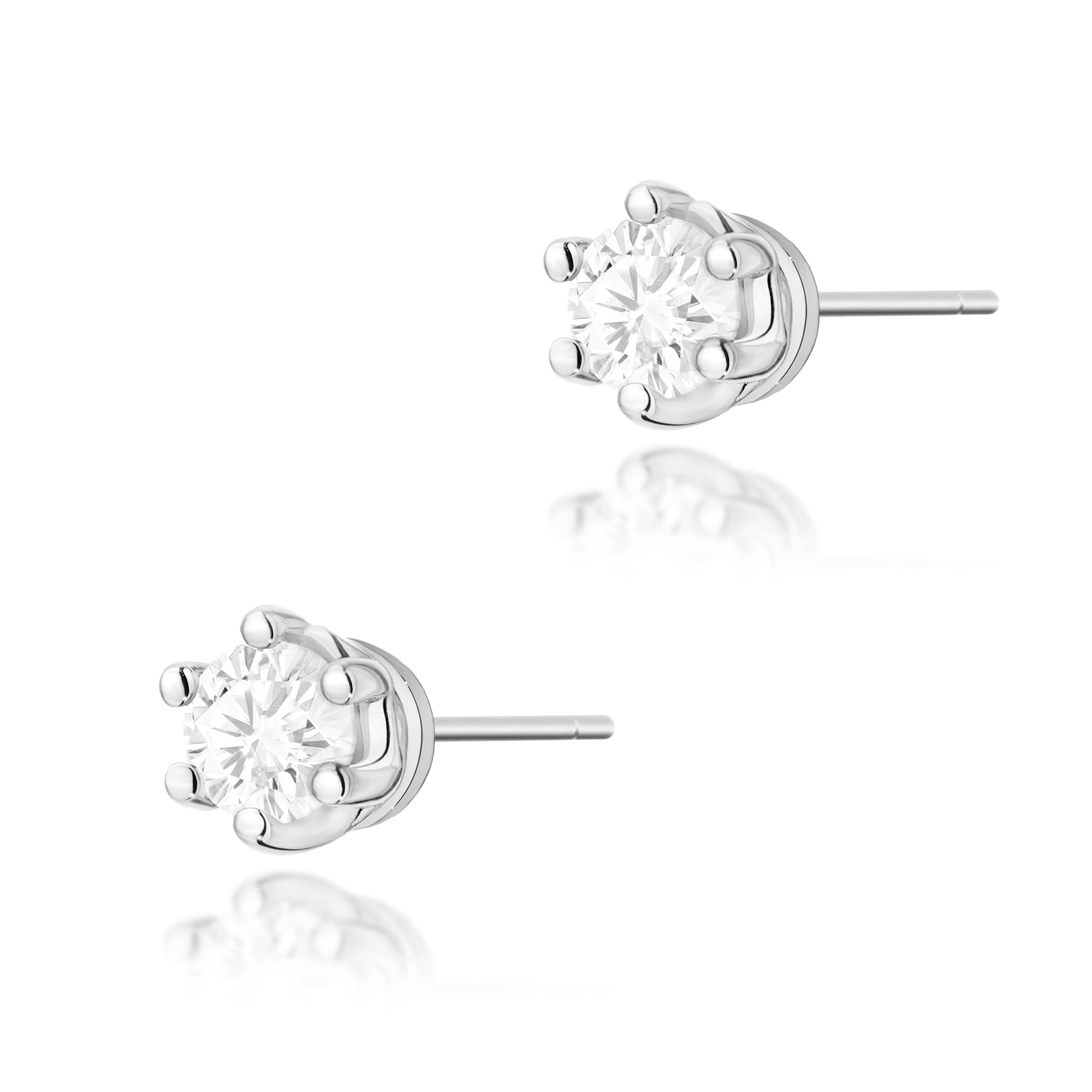 Auksiniai Auskarai Su Deimantais