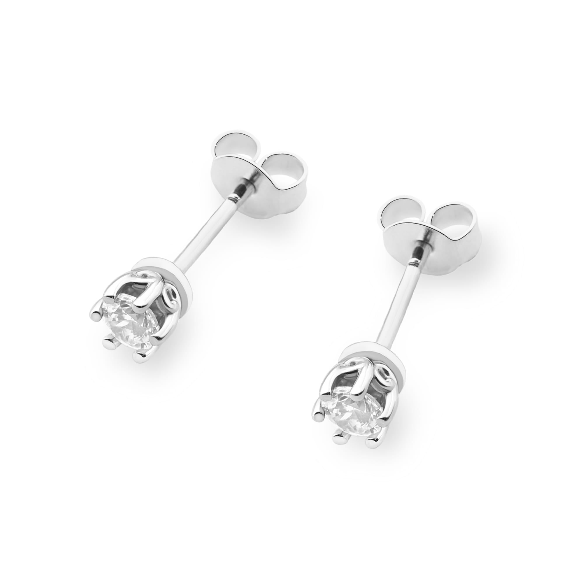 Auksiniai Auskarai Su Deimantais