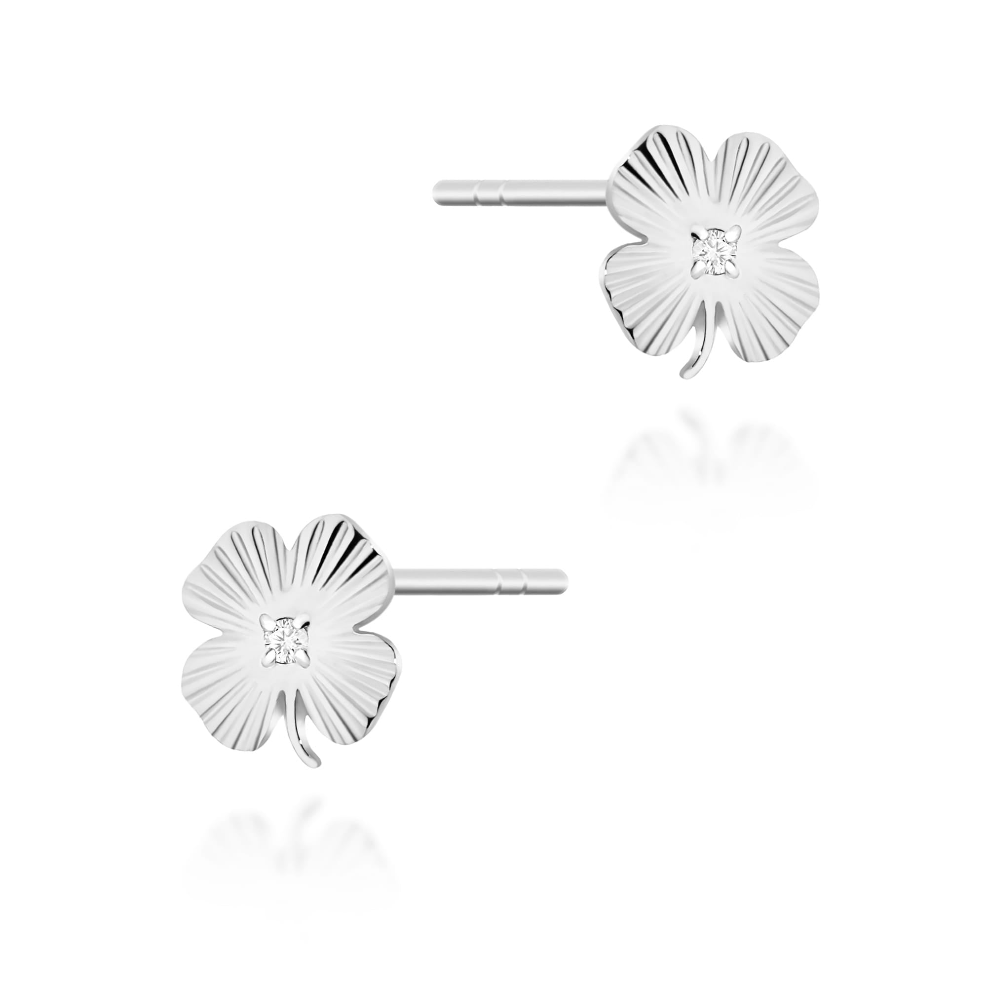 Auksiniai Auskarai Su Deimantais