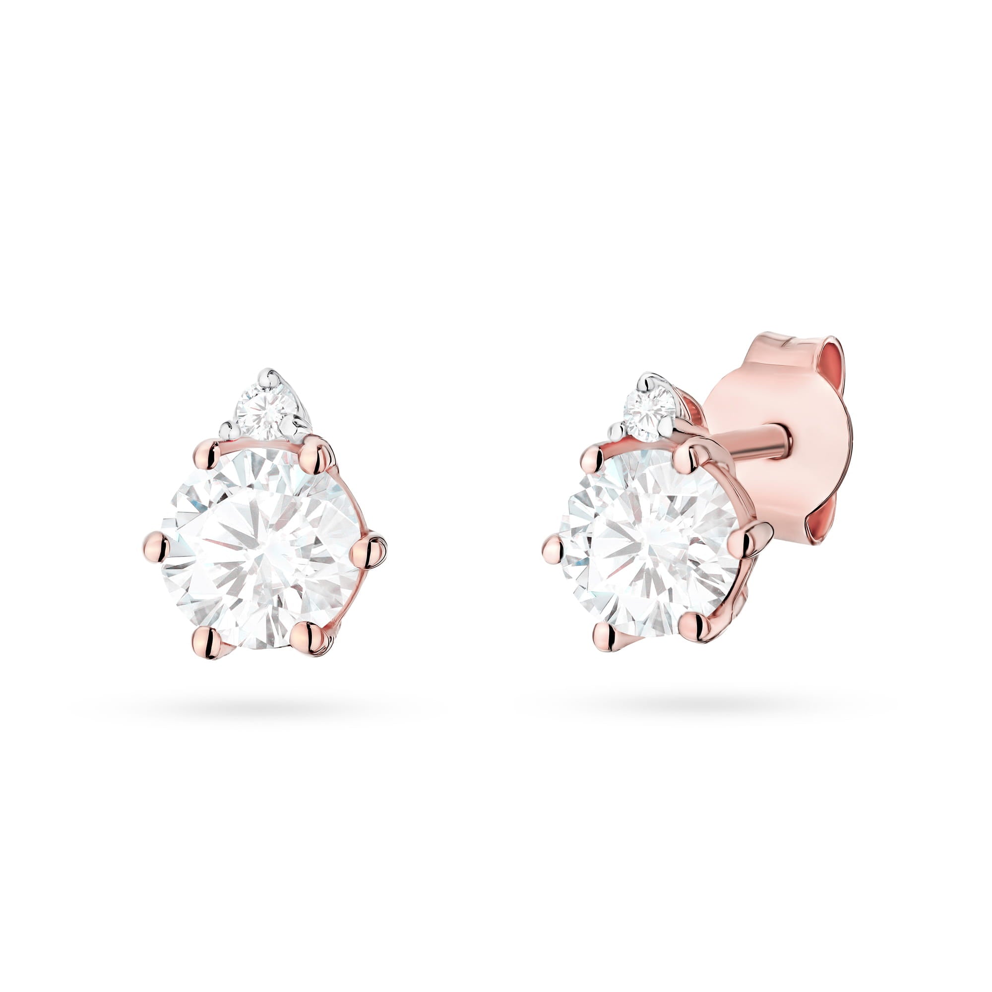 Gold Earrings With Lab-Grown Diamonds