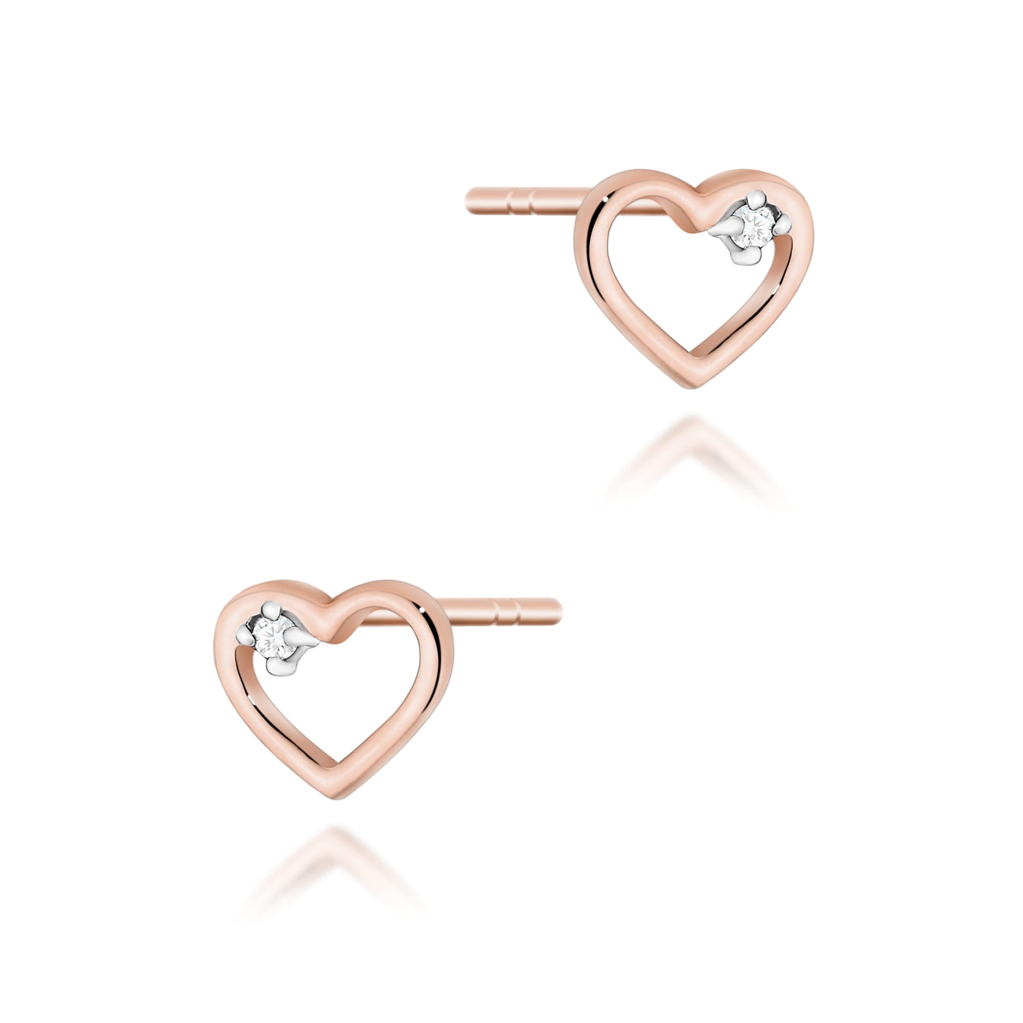 Auksiniai Auskarai Su Deimantais