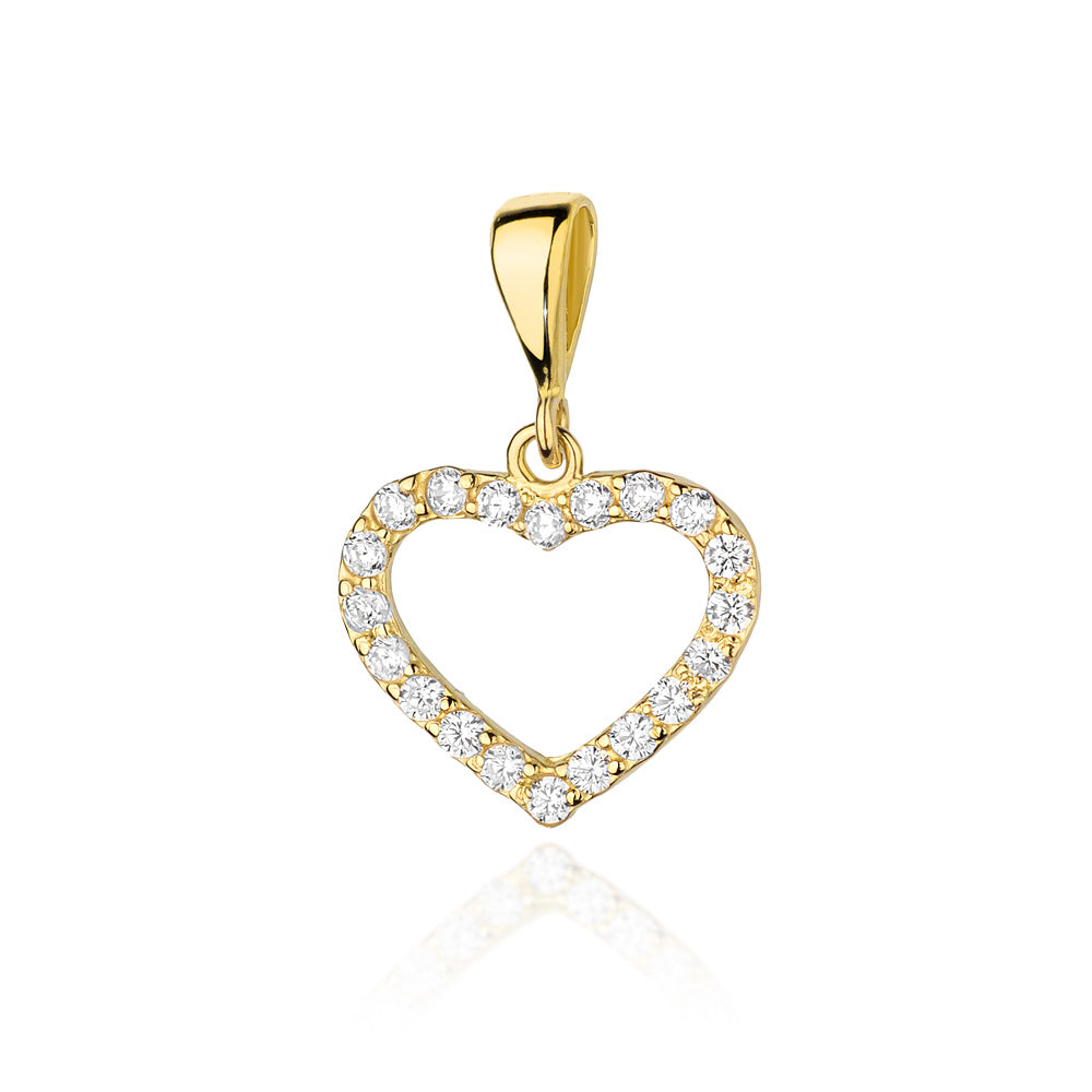Gold Pendant With Diamonds
