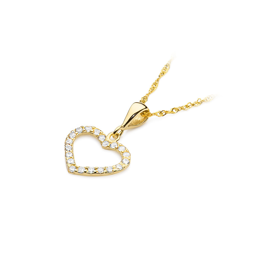 Gold Pendant With Diamonds