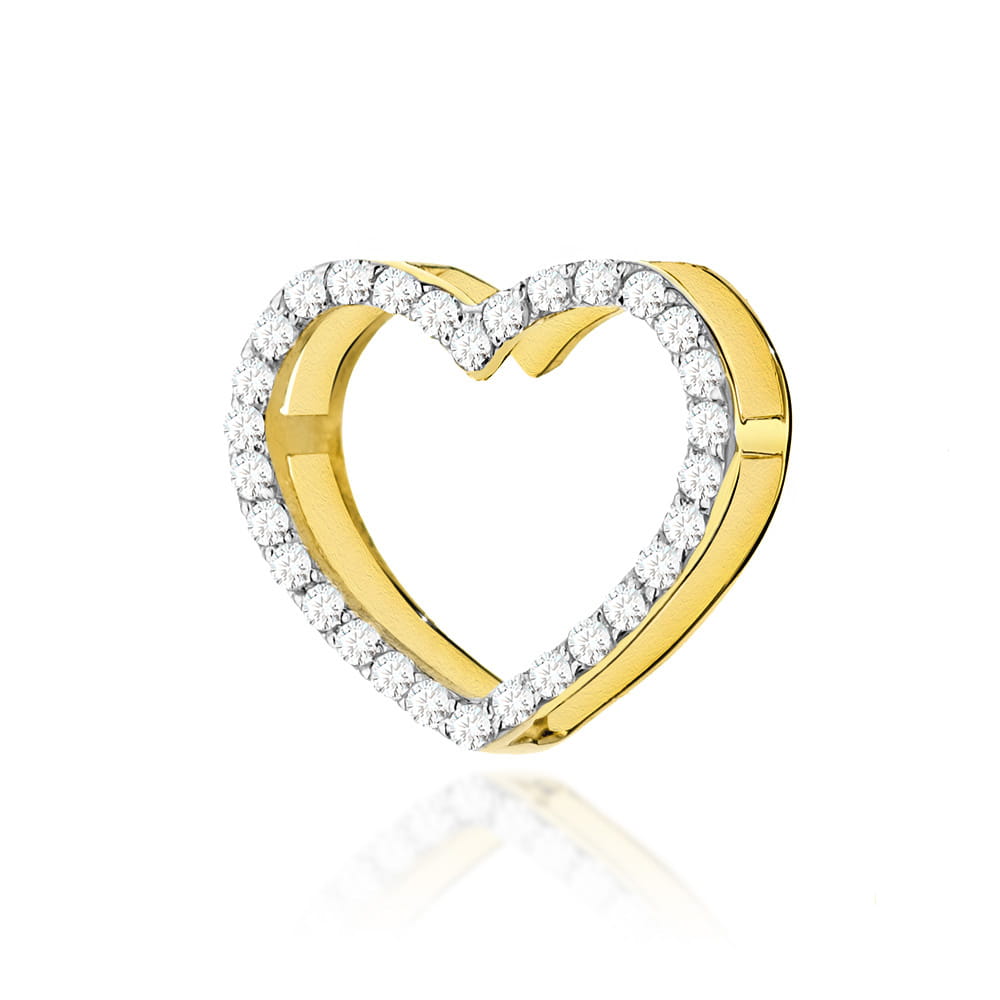 Gold Pendant With Diamonds