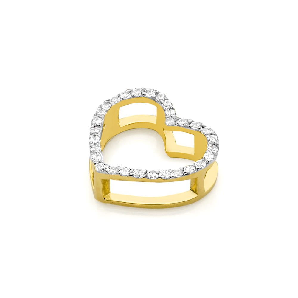 Gold Pendant With Diamonds