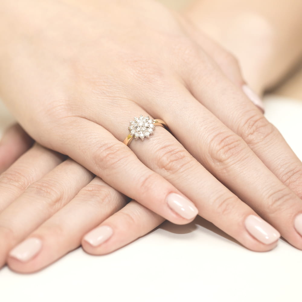 Gold Ring With Diamonds