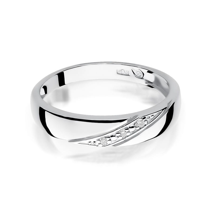 Auksinis Žiedas Su Deimantais