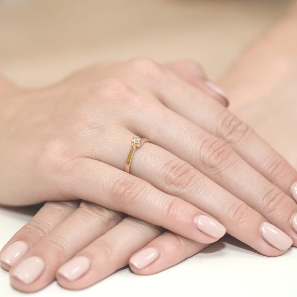 Gold Ring With Diamond