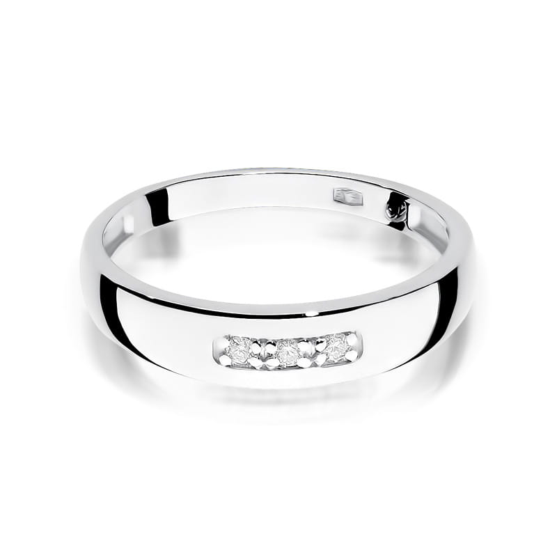 Auksinis Žiedas Su Deimantais