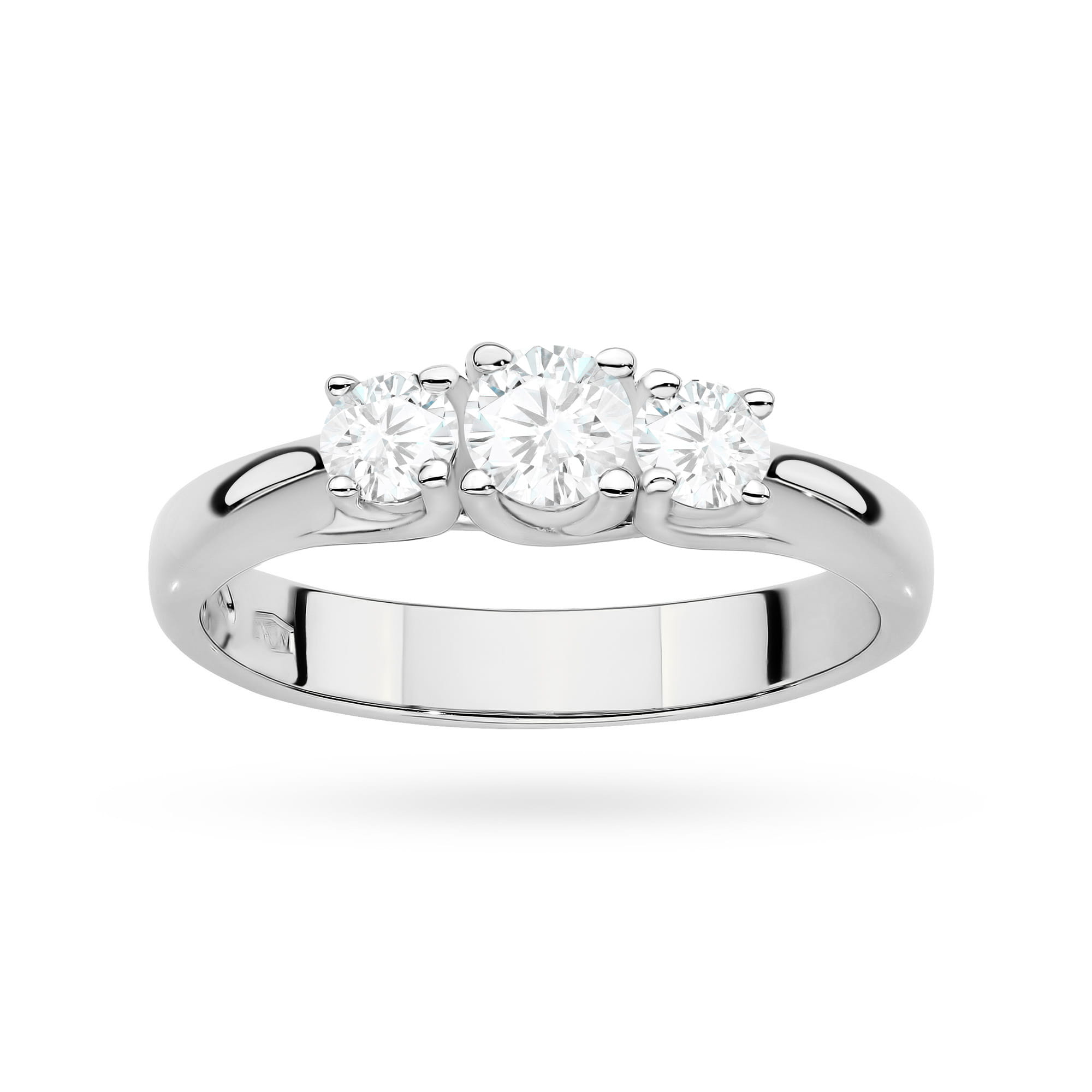 Auksinis Žiedas Su Labaratoriniais Deimantais