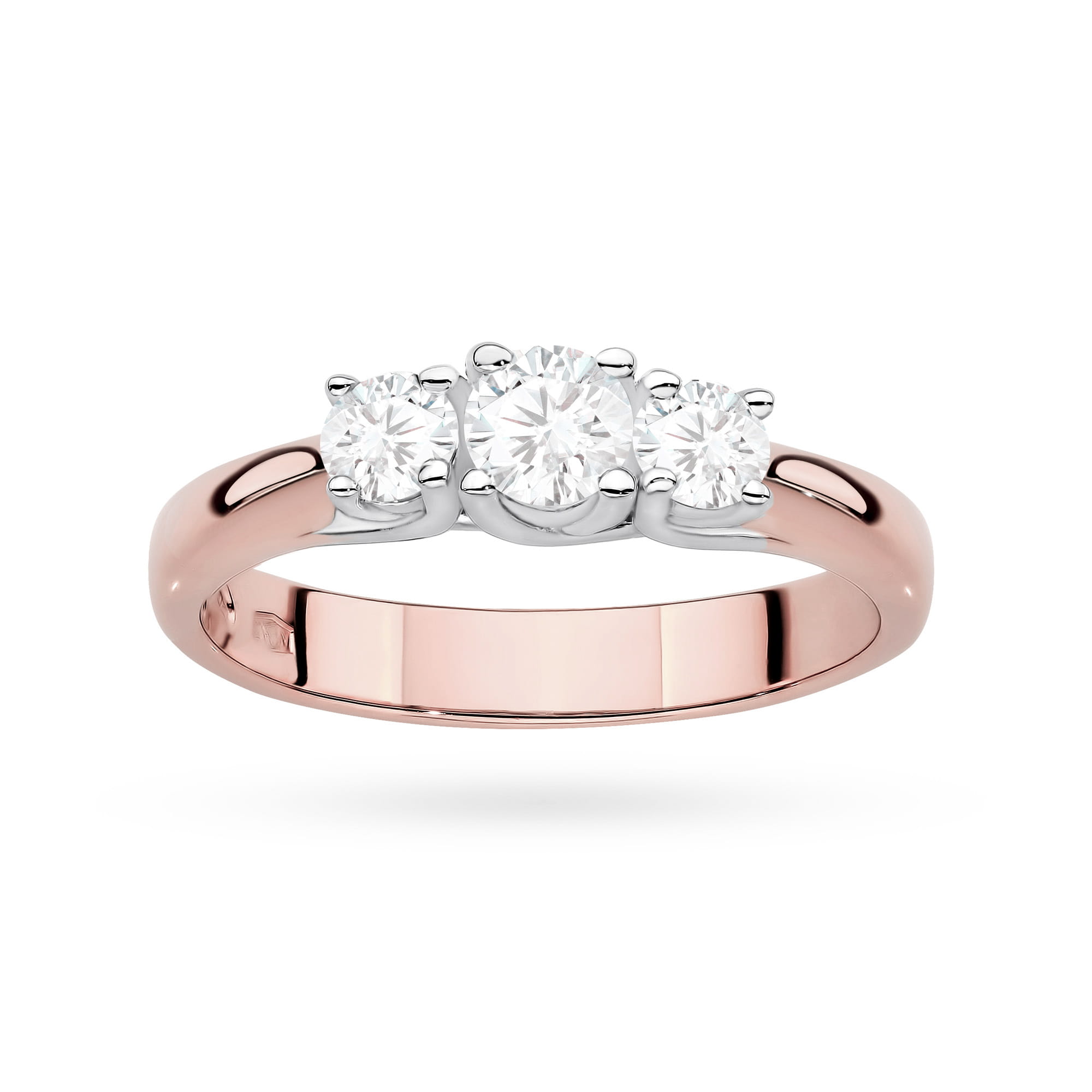 Auksinis Žiedas Su Labaratoriniais Deimantais