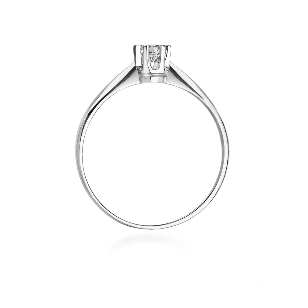 Gold Ring With Diamond 0.10ct