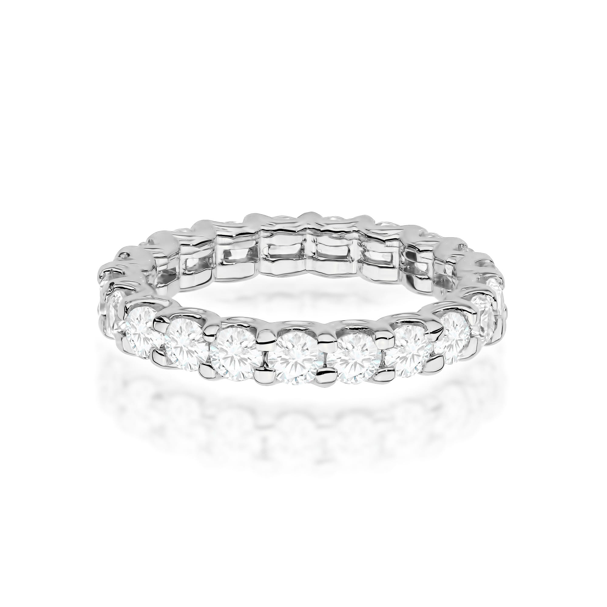 Auksinis Žiedas Su Labaratoriniais Deimantais