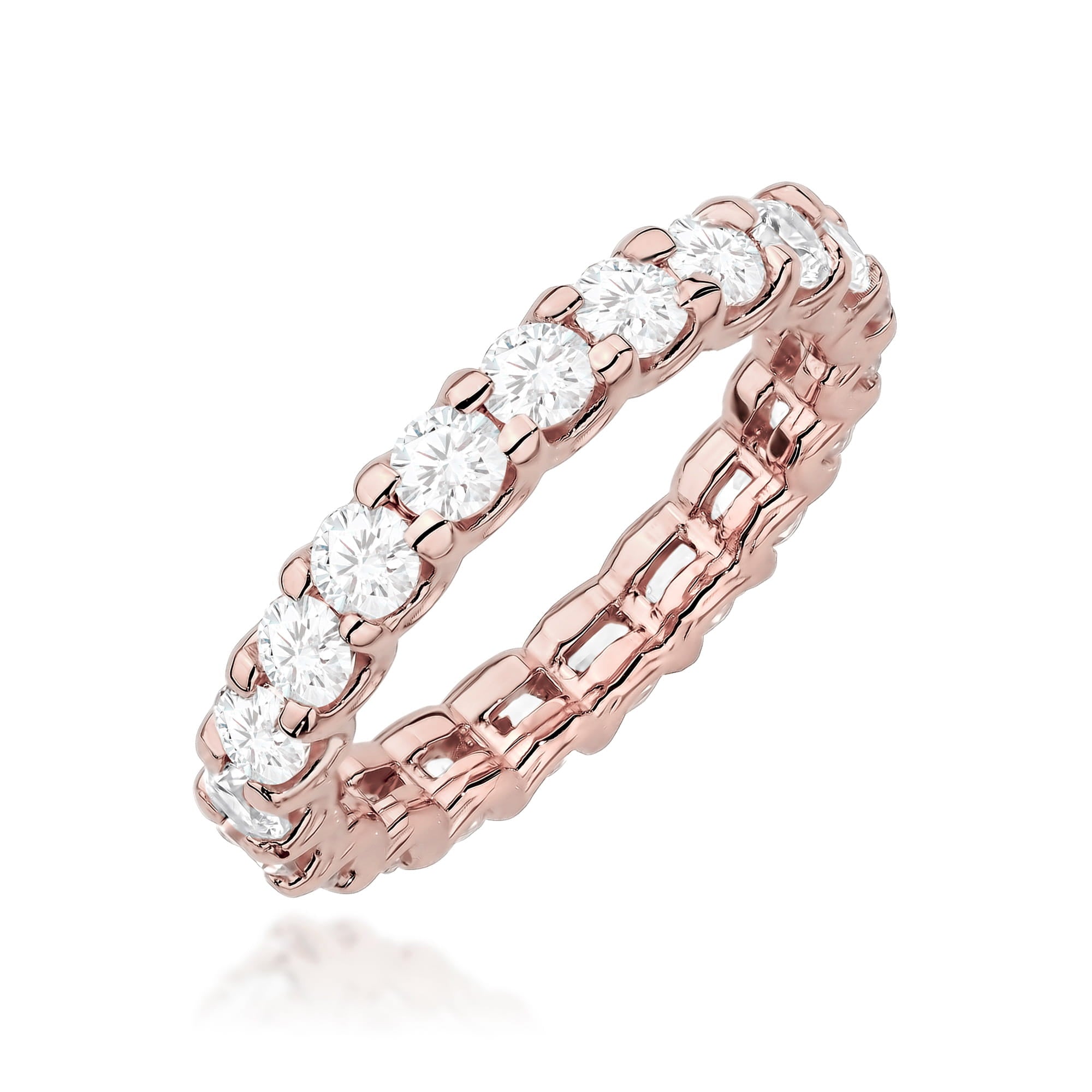 Gold Ring With Lab-Grown Diamonds