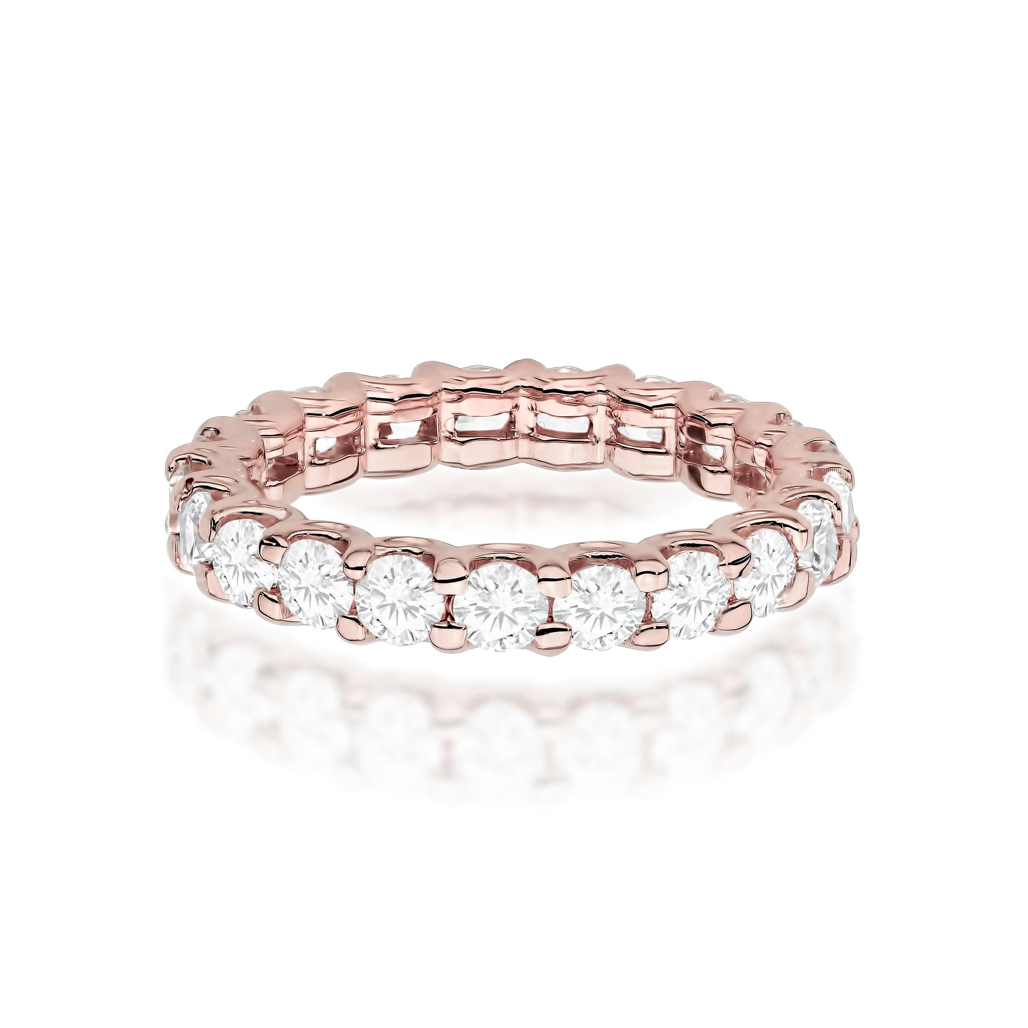 Gold Ring With Lab-Grown Diamonds