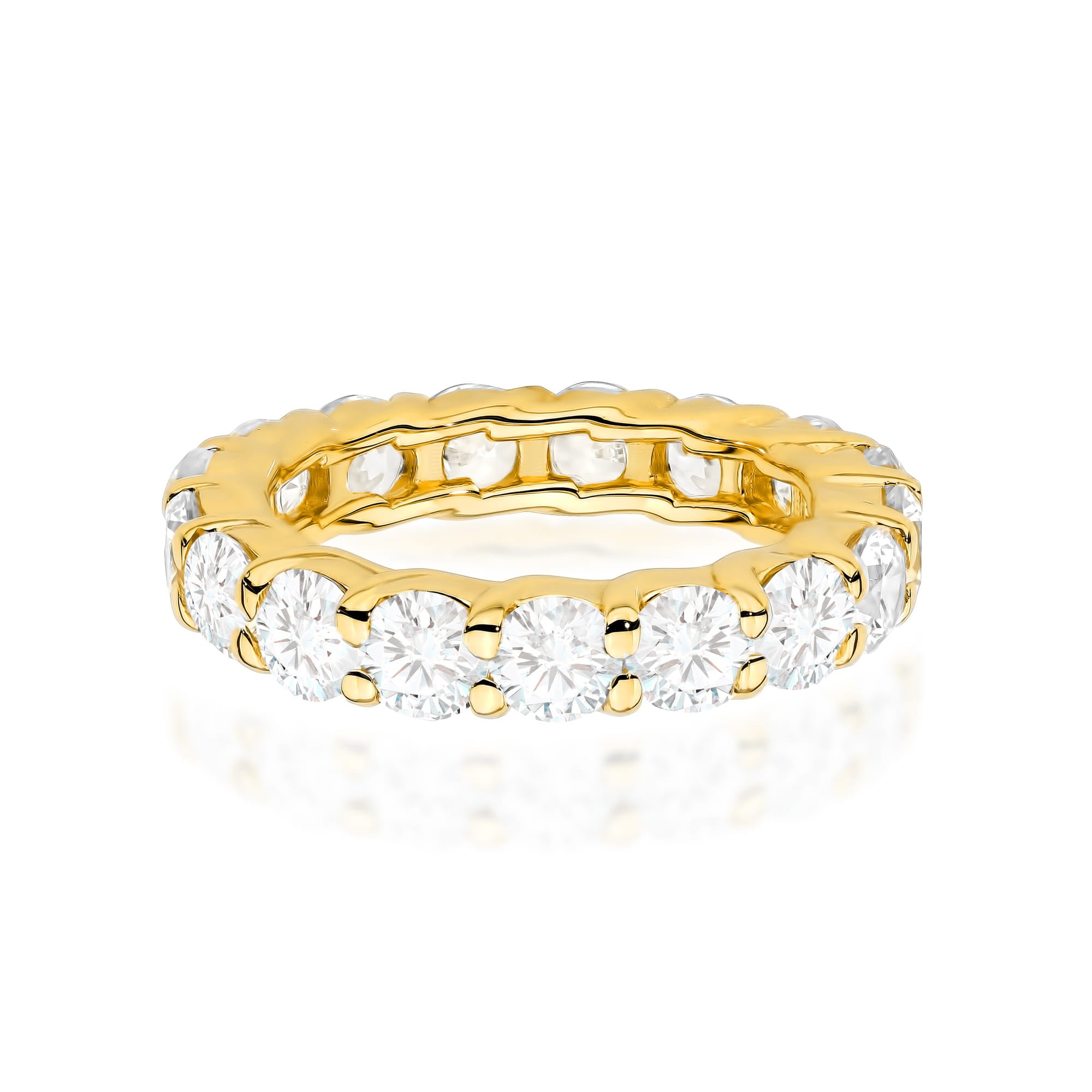 Auksinis Žiedas Su Deimantais