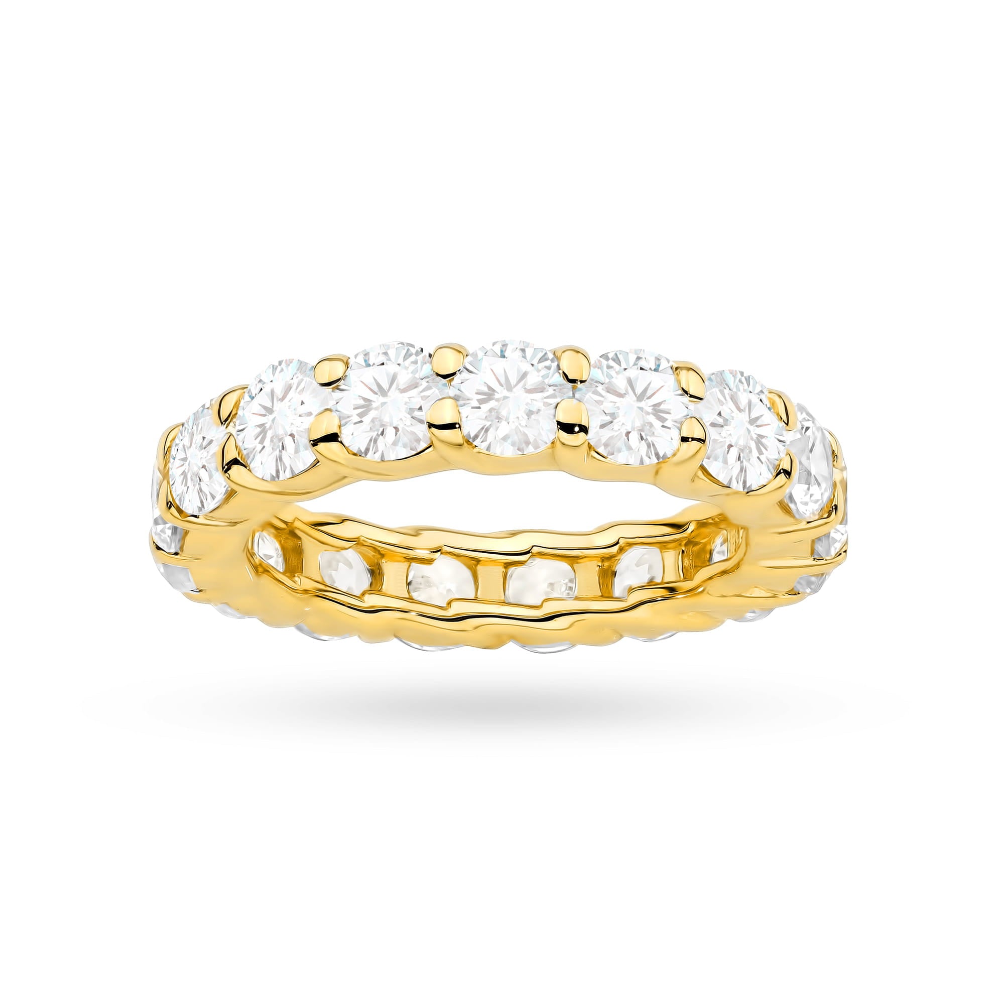 Auksinis Žiedas Su Deimantais