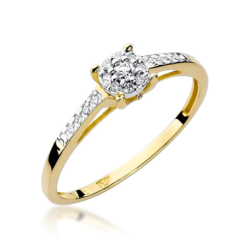 Gold Ring With Diamonds