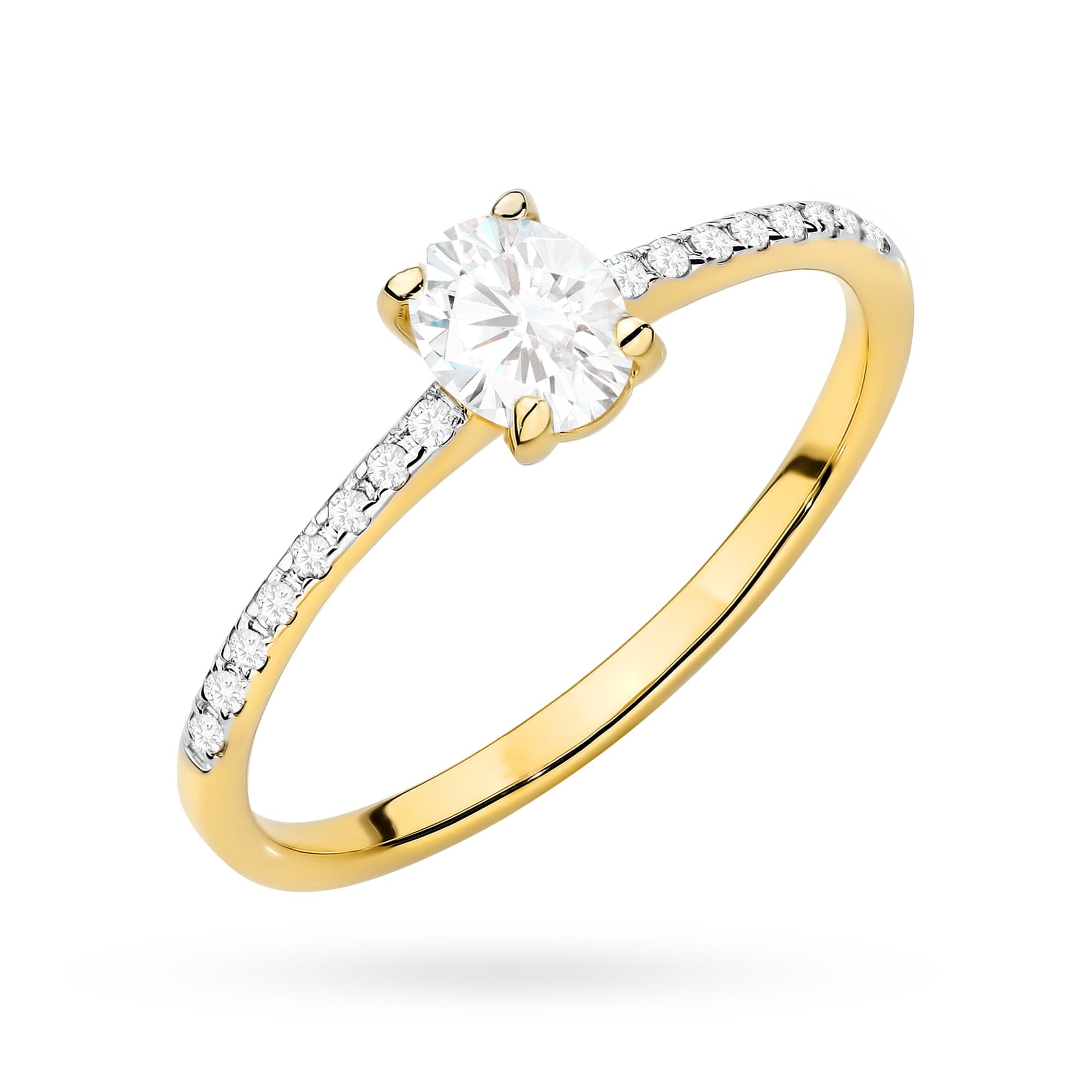 Gold Ring With Diamonds