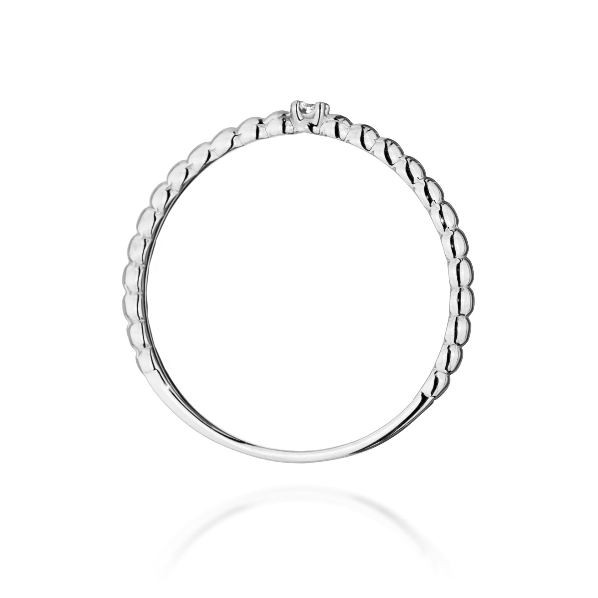 Auksinis Žiedas Su Deimantu