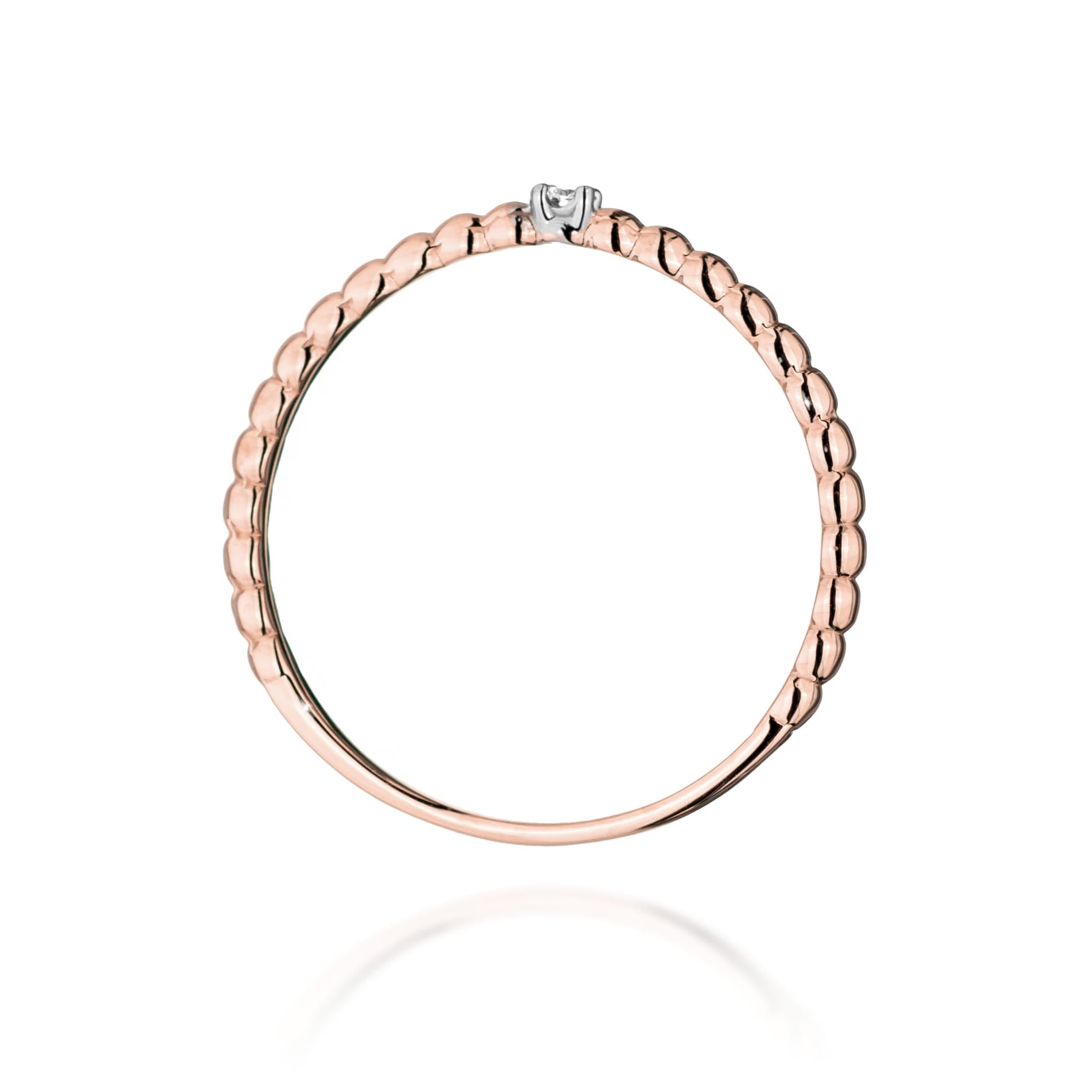 Auksinis Žiedas Su Deimantu