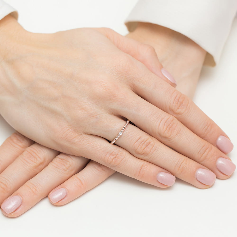 Auksinis Žiedas Su Deimantu