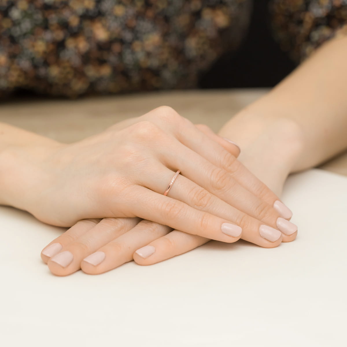 Auksinis Žiedas Su Deimantais