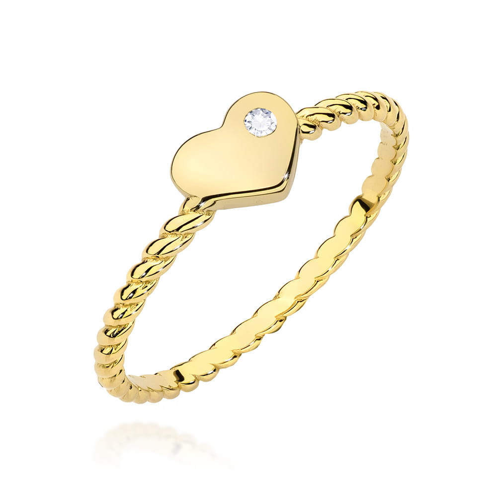 Gold Ring With Diamond