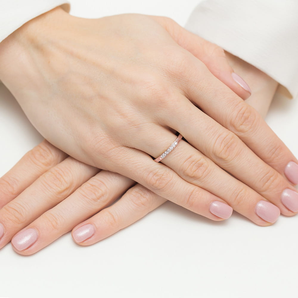 Auksinis Žiedas Su Deimantais