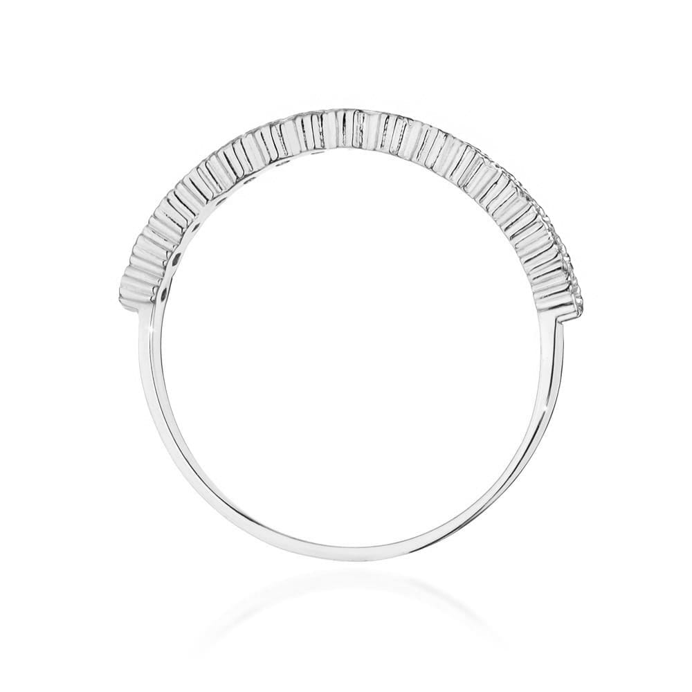 Auksinis Žiedas Su Deimantais